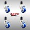 Service Caster 3 Inch 316SS Blue Polyurethane Swivel 1-3/4 Inch Expanding Stem Caster Set SCC SCC-SS316EX20S314-PPUB-BLUE-134-4 - alternate 4